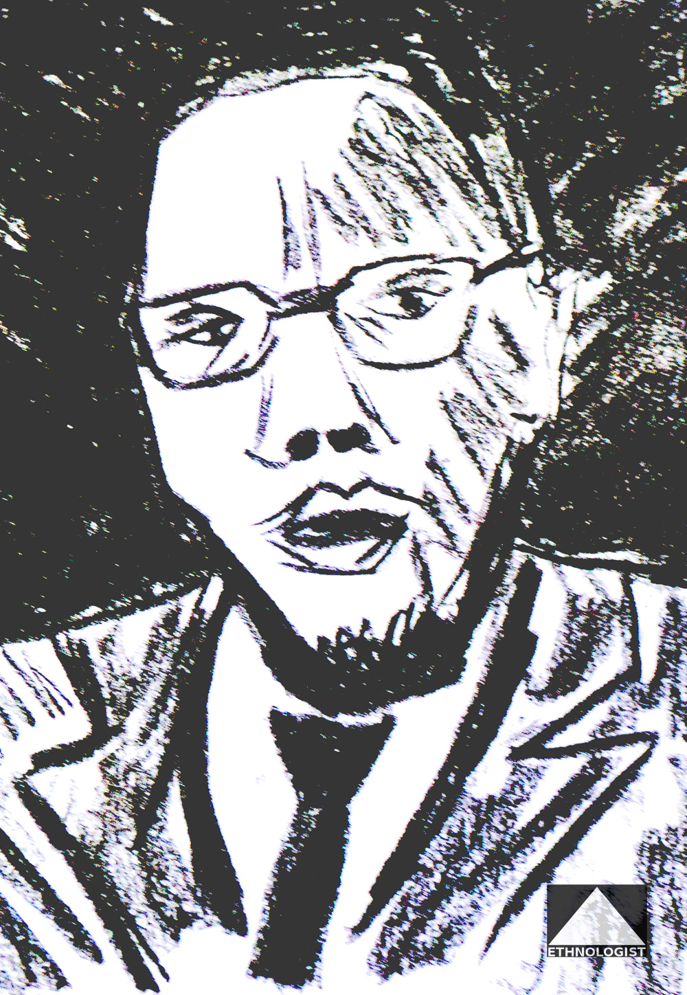 Malcolm X. Illustration: Barbora Sajmovicova, 2016. 